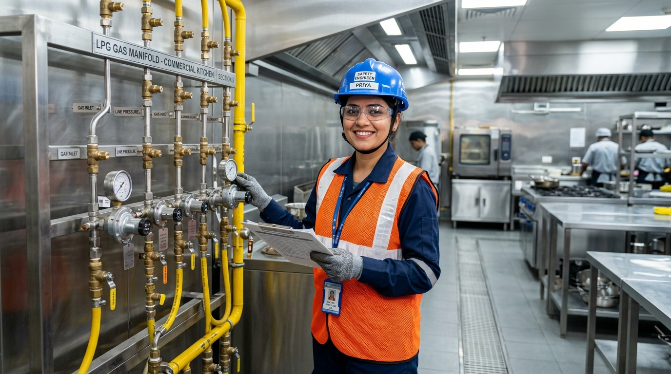 Commercial LPG & PNG Gas Pipe Line Installation